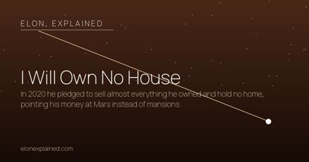 I Will Own No House