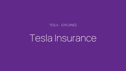 Tesla Insurance